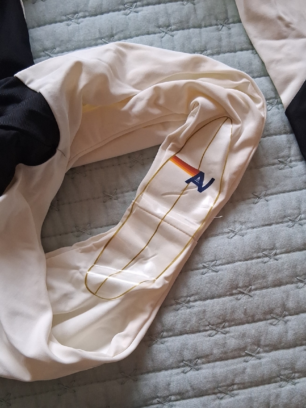 Aviator Nation Cream And Black Surf Suit - Picture 10 of 12